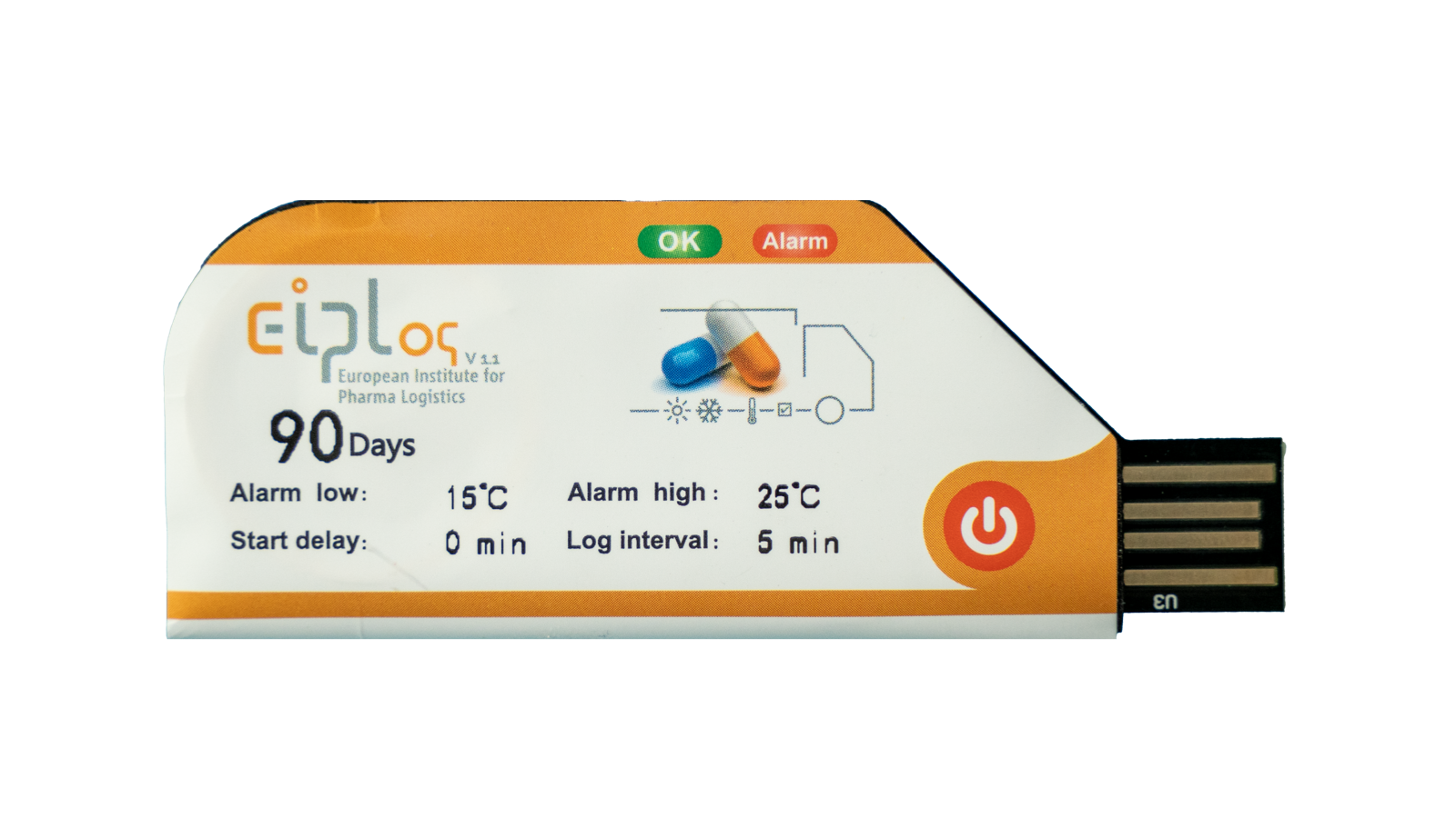 EIPLog Einweg-Temperaturlogger